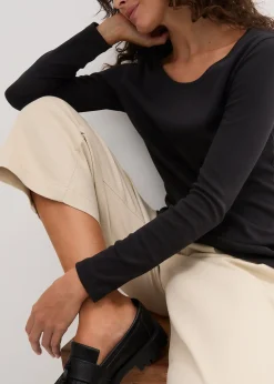 T-shirt manches longues 100% coton