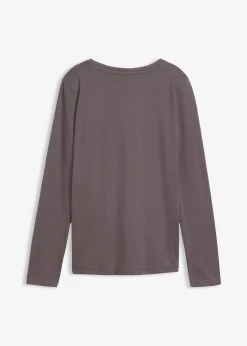 T-shirt manches longues 100% coton