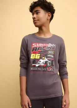 T-shirt manches longues 100% coton