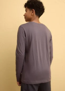 T-shirt manches longues 100% coton