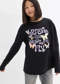 T-shirt manches longues 100% coton