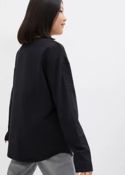 T-shirt manches longues 100% coton