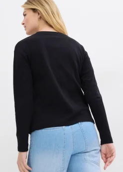 T-shirt manches longues 100% coton épais