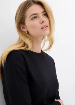 T-shirt manches longues 100% coton épais