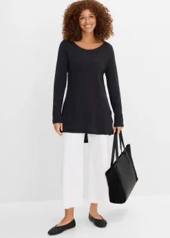 T-shirt manches longues 100% coton