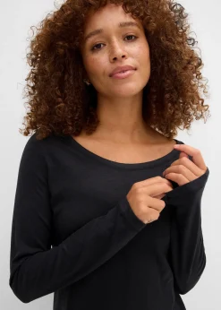 T-shirt manches longues 100% coton