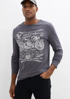 T-shirt manches longues 100% coton