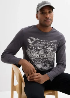 T-shirt manches longues 100% coton