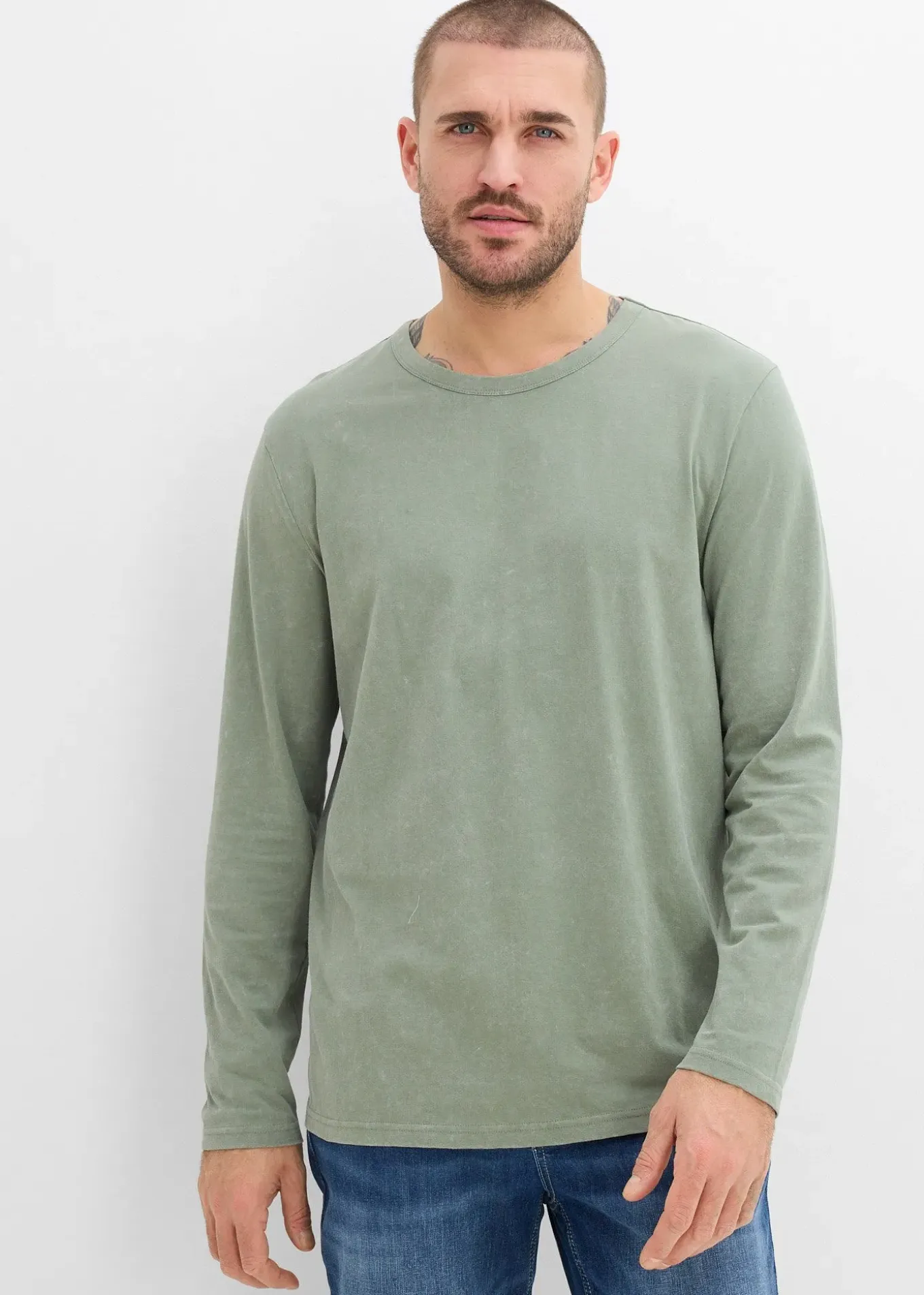 T-shirt manches longues 100% coton