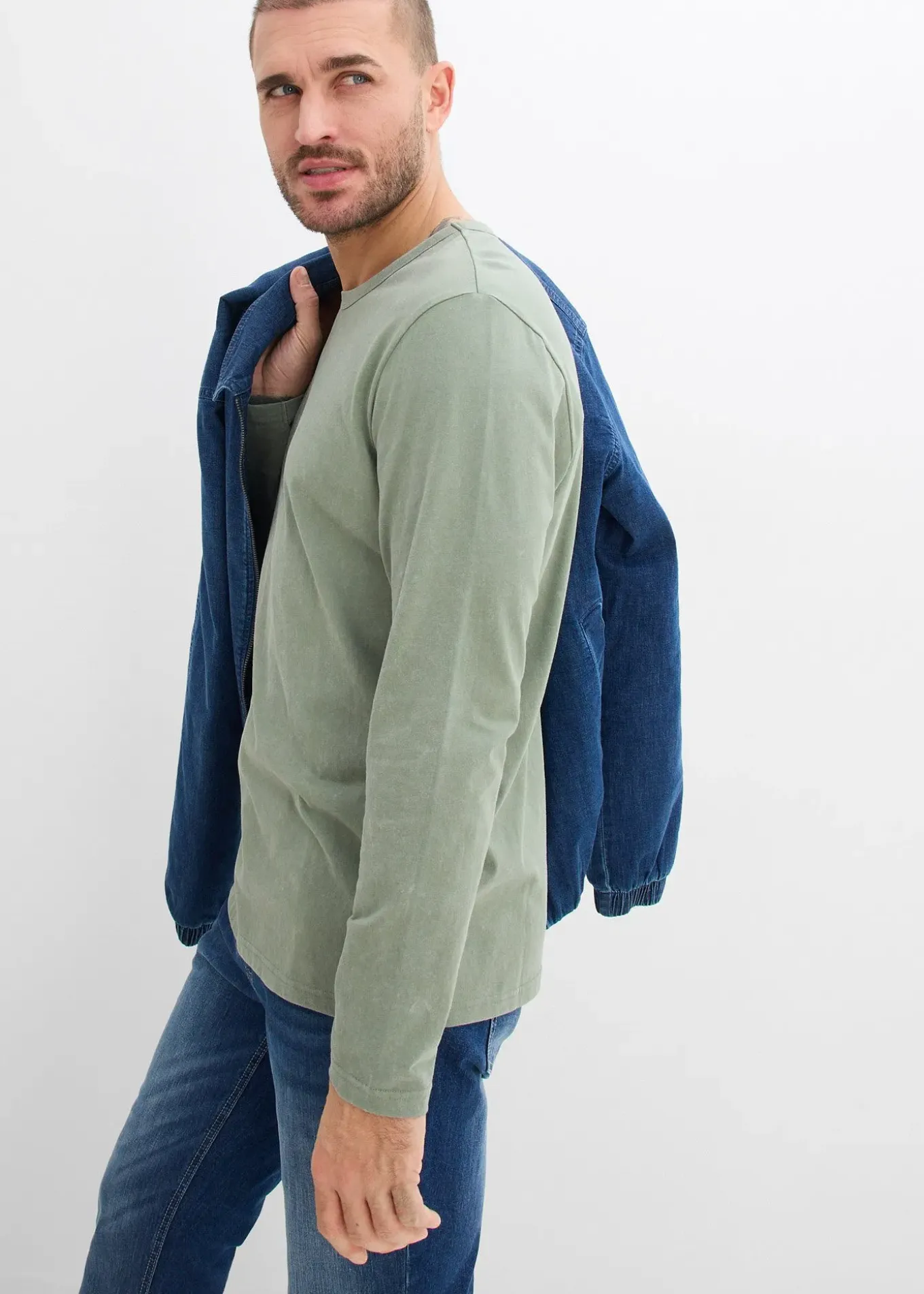 T-shirt manches longues 100% coton