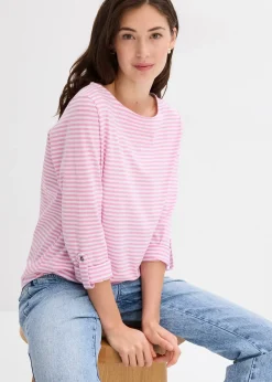 T-shirt manches longues 100% coton