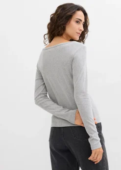 T-shirt manches longues 100% coton