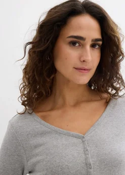 T-shirt manches longues 100% coton