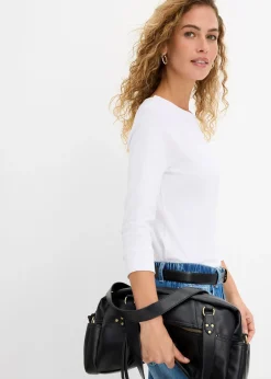 T-shirt manches longues 100% coton