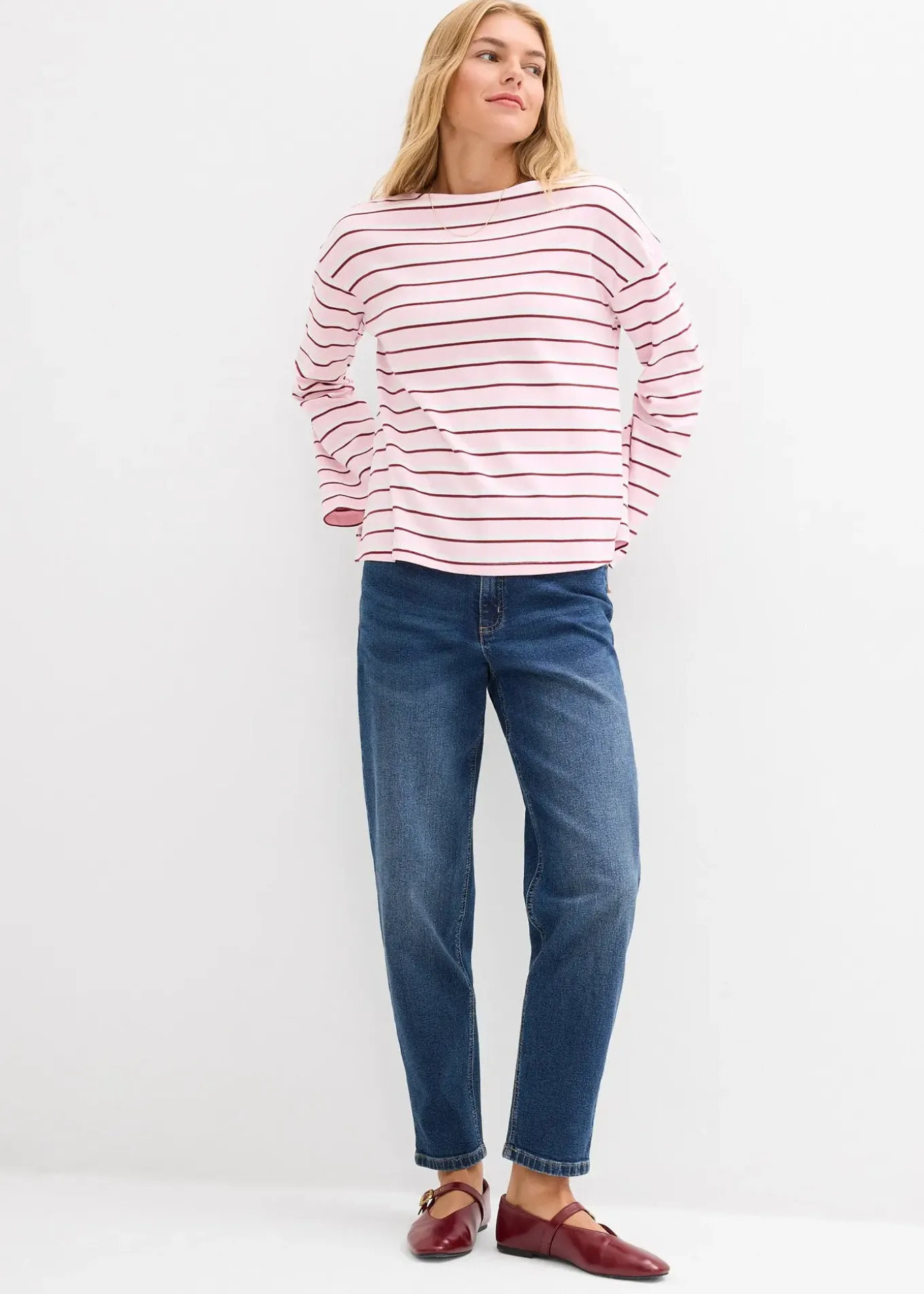 T-shirt manches longues 100% coton