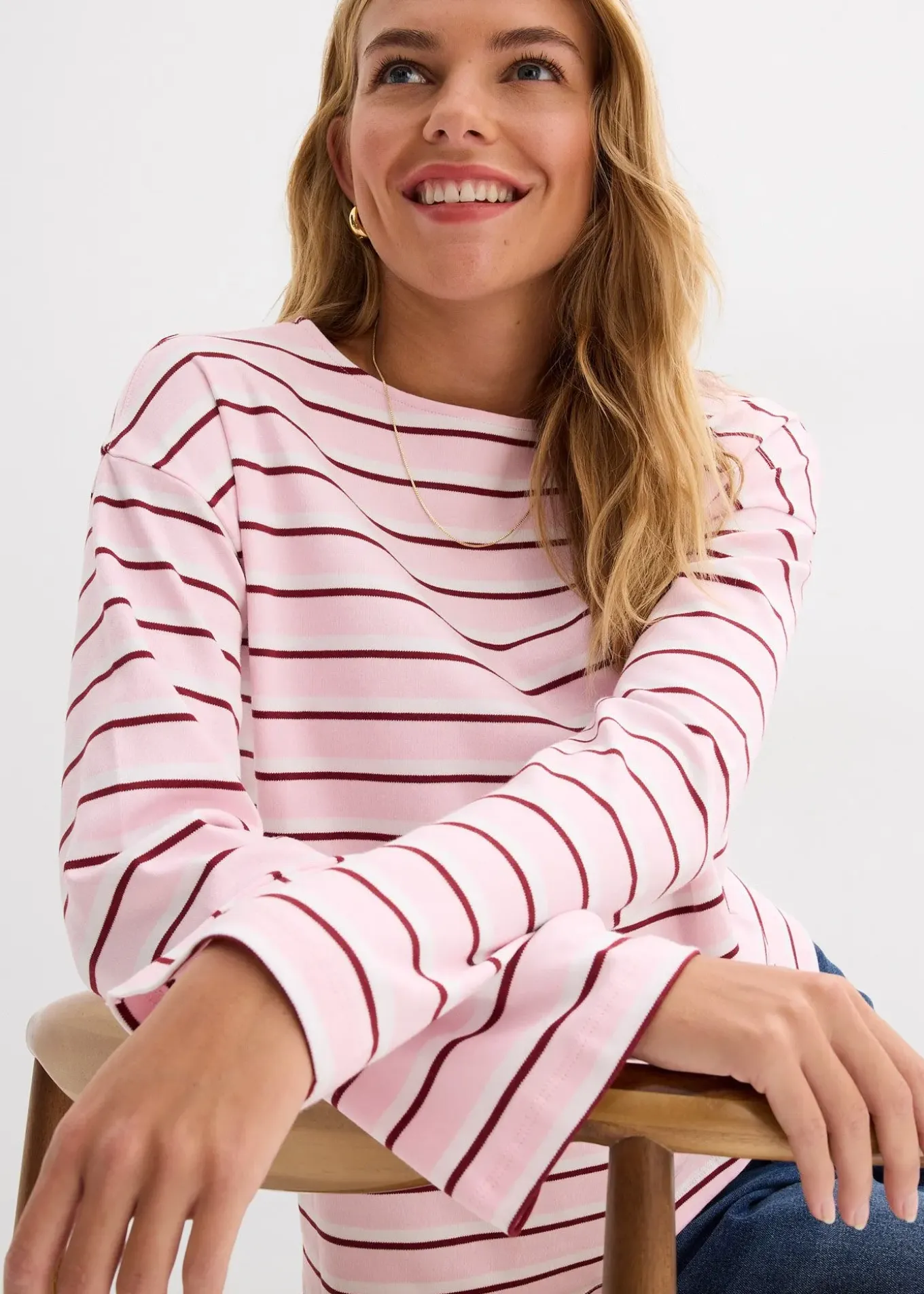 T-shirt manches longues 100% coton