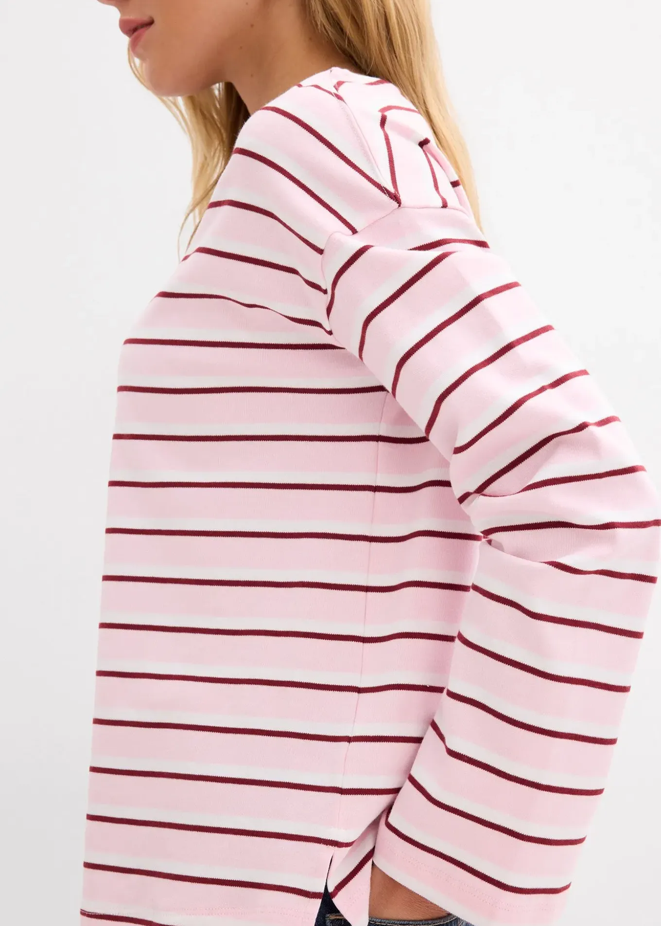 T-shirt manches longues 100% coton