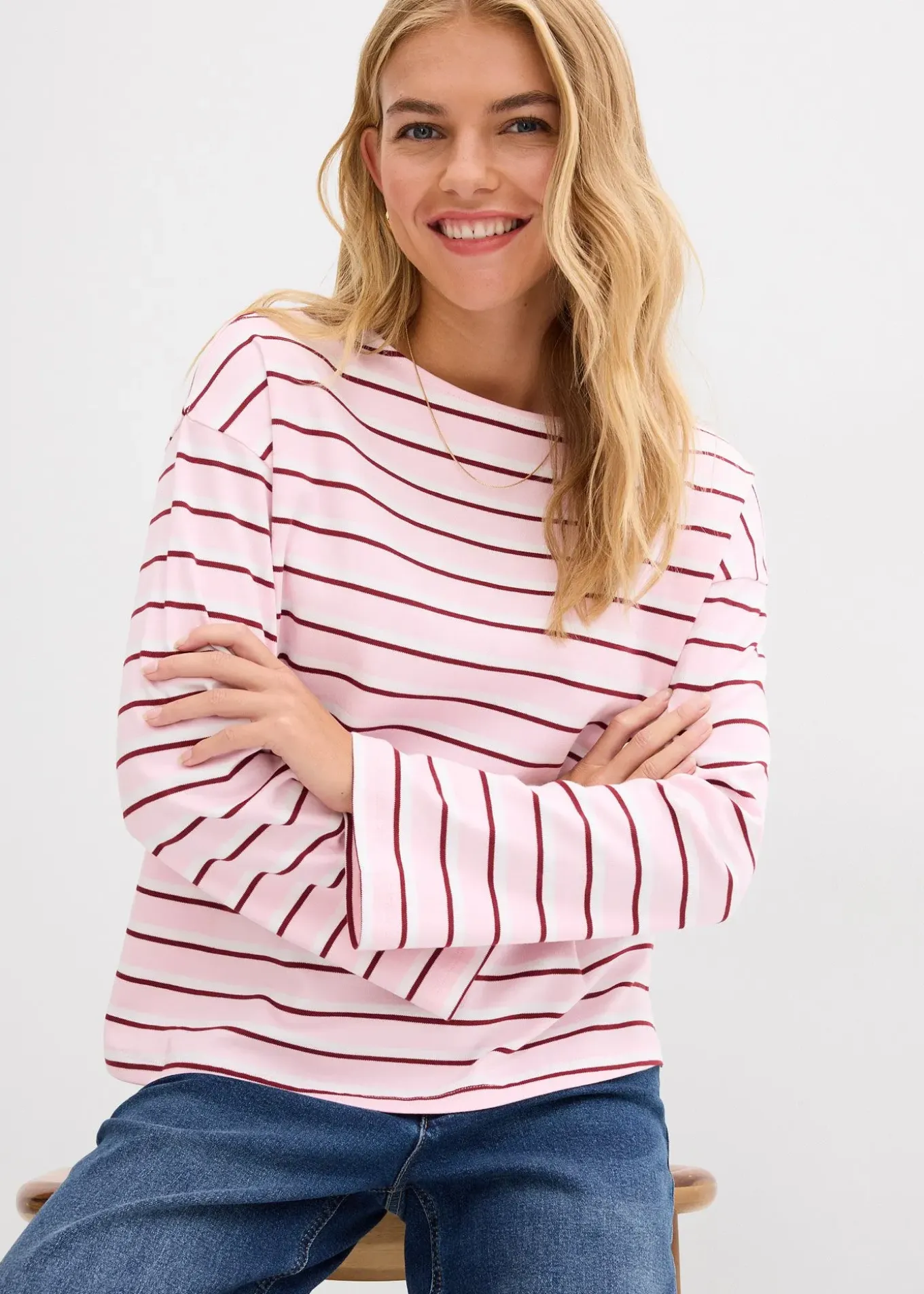 T-shirt manches longues 100% coton