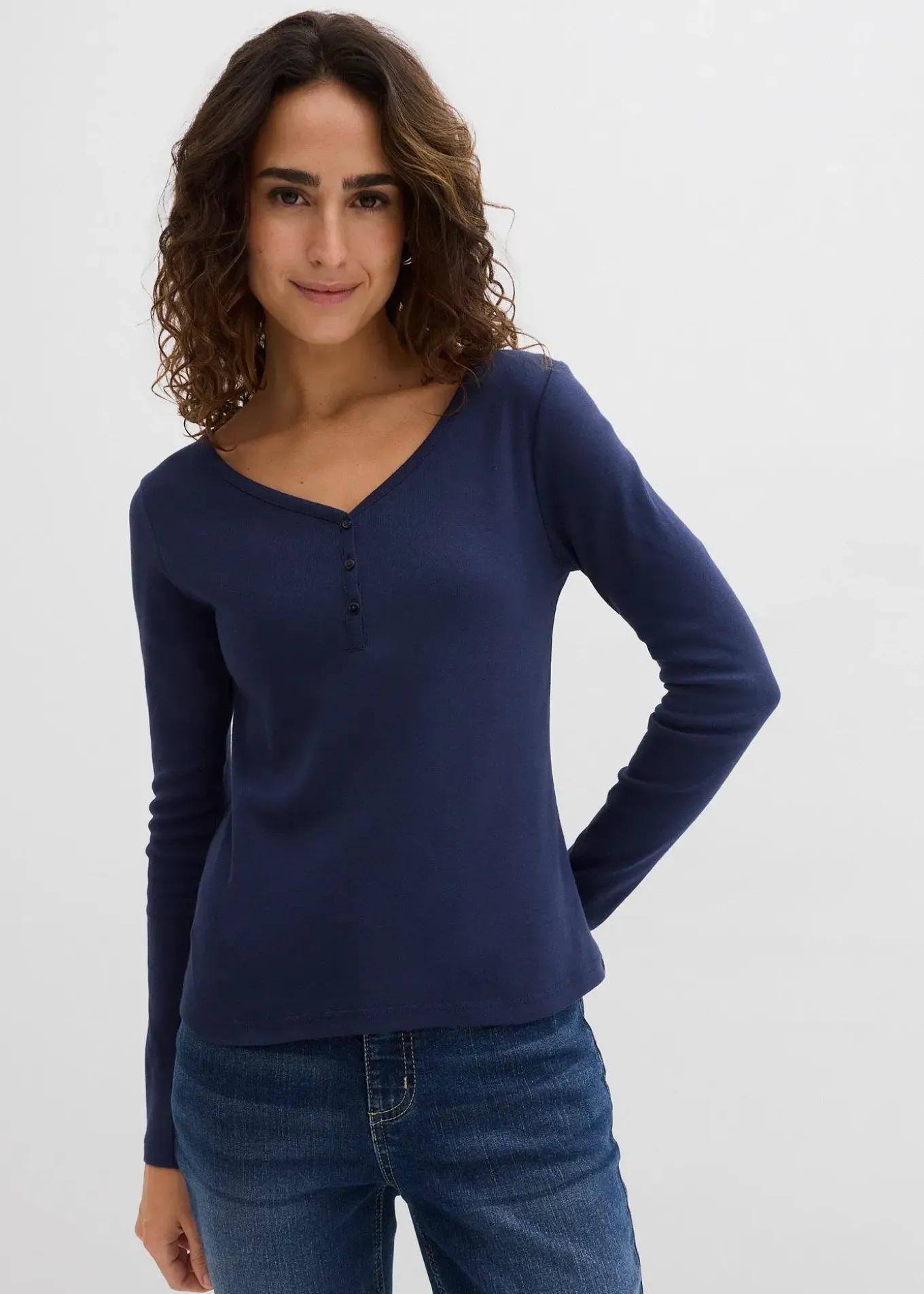 T-shirt manches longues 100% coton