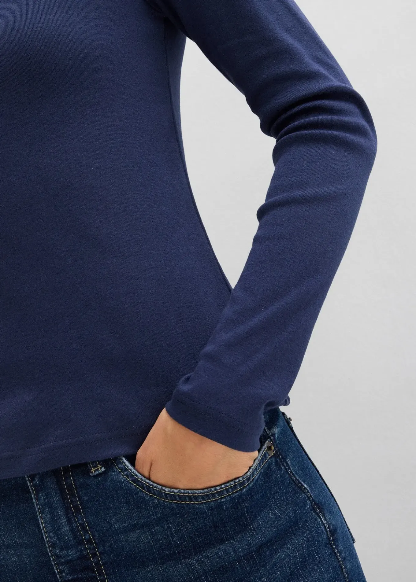 T-shirt manches longues 100% coton