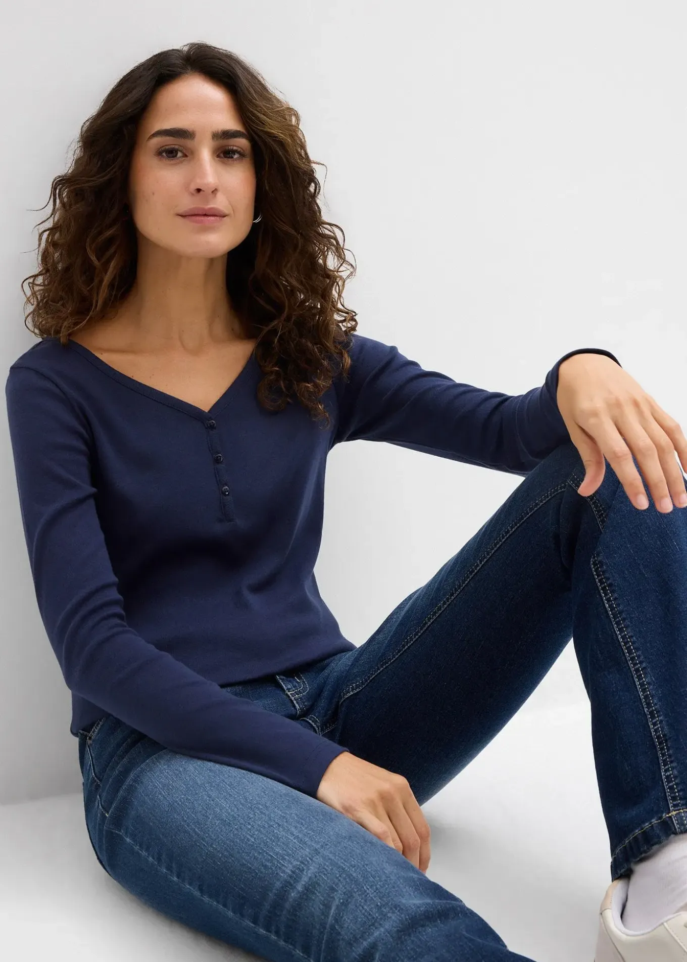 T-shirt manches longues 100% coton