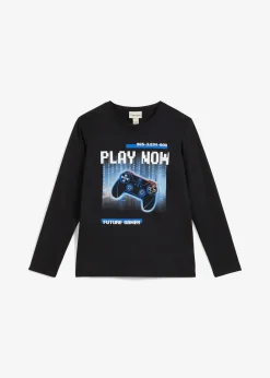 T-shirt manches longues 100% coton