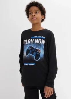 T-shirt manches longues 100% coton