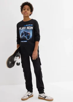 T-shirt manches longues 100% coton