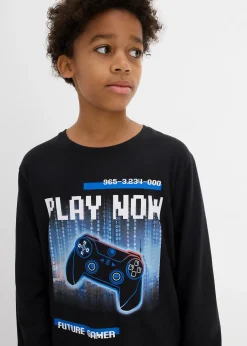 T-shirt manches longues 100% coton