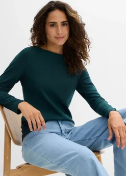 T-shirt manches longues 100% coton