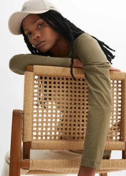 T-shirt manches longues 100% coton