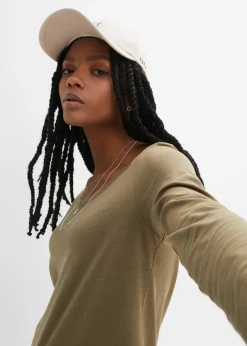 T-shirt manches longues 100% coton