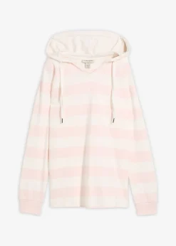 T-shirt manches longues à capuche 100% coton