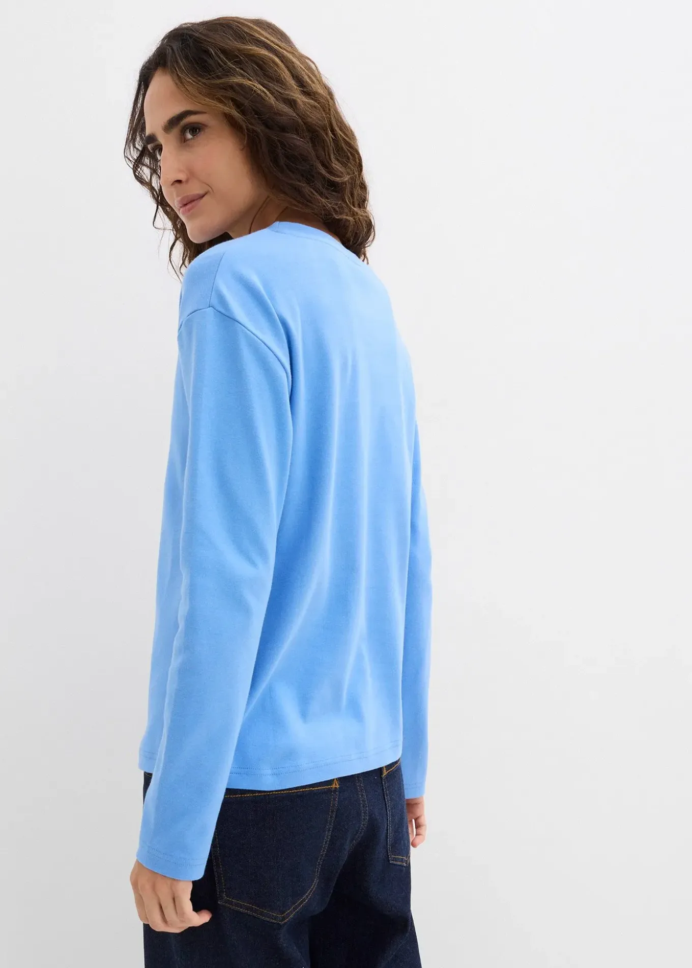 T-shirt manches longues 100% coton épais