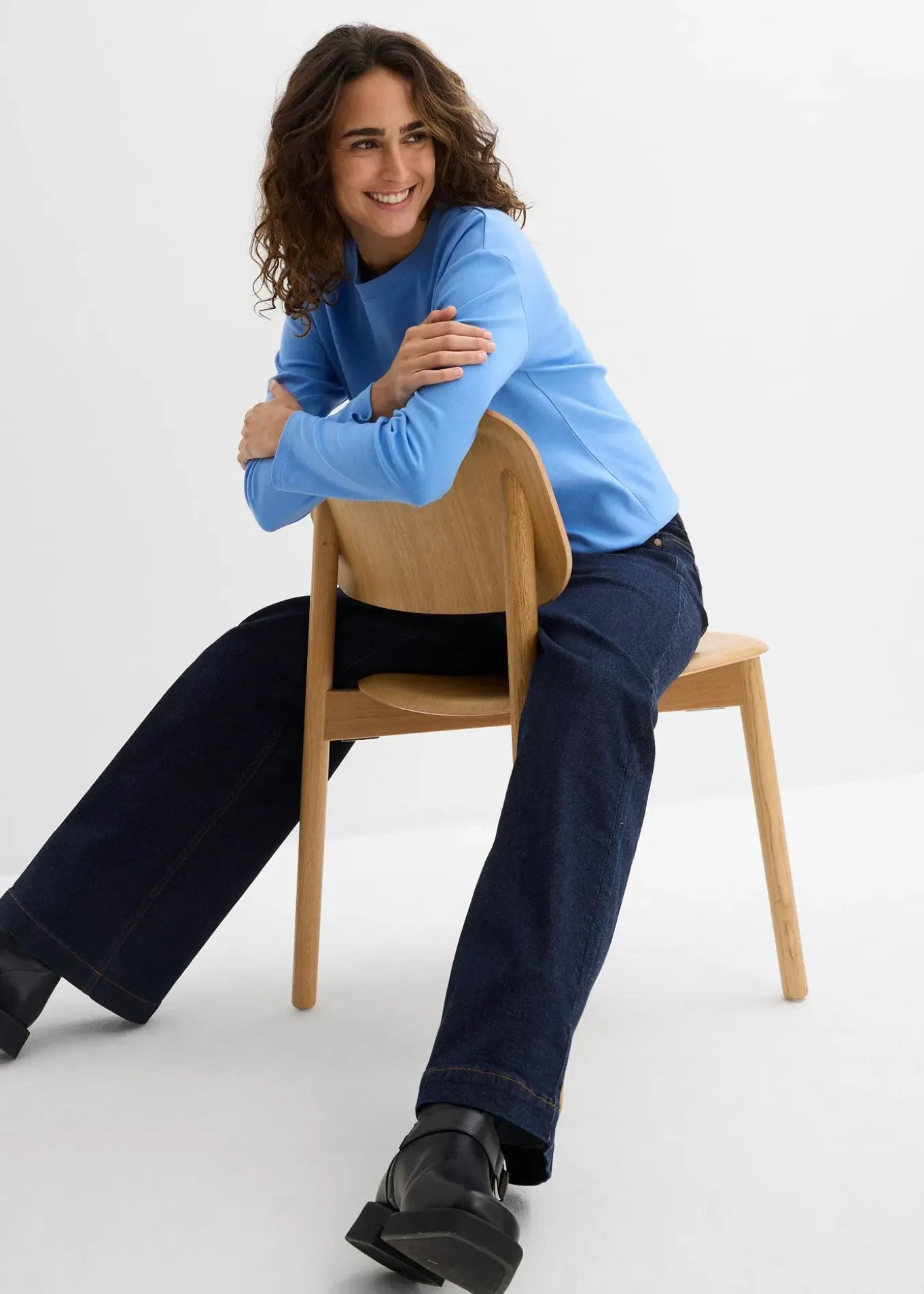 T-shirt manches longues 100% coton épais