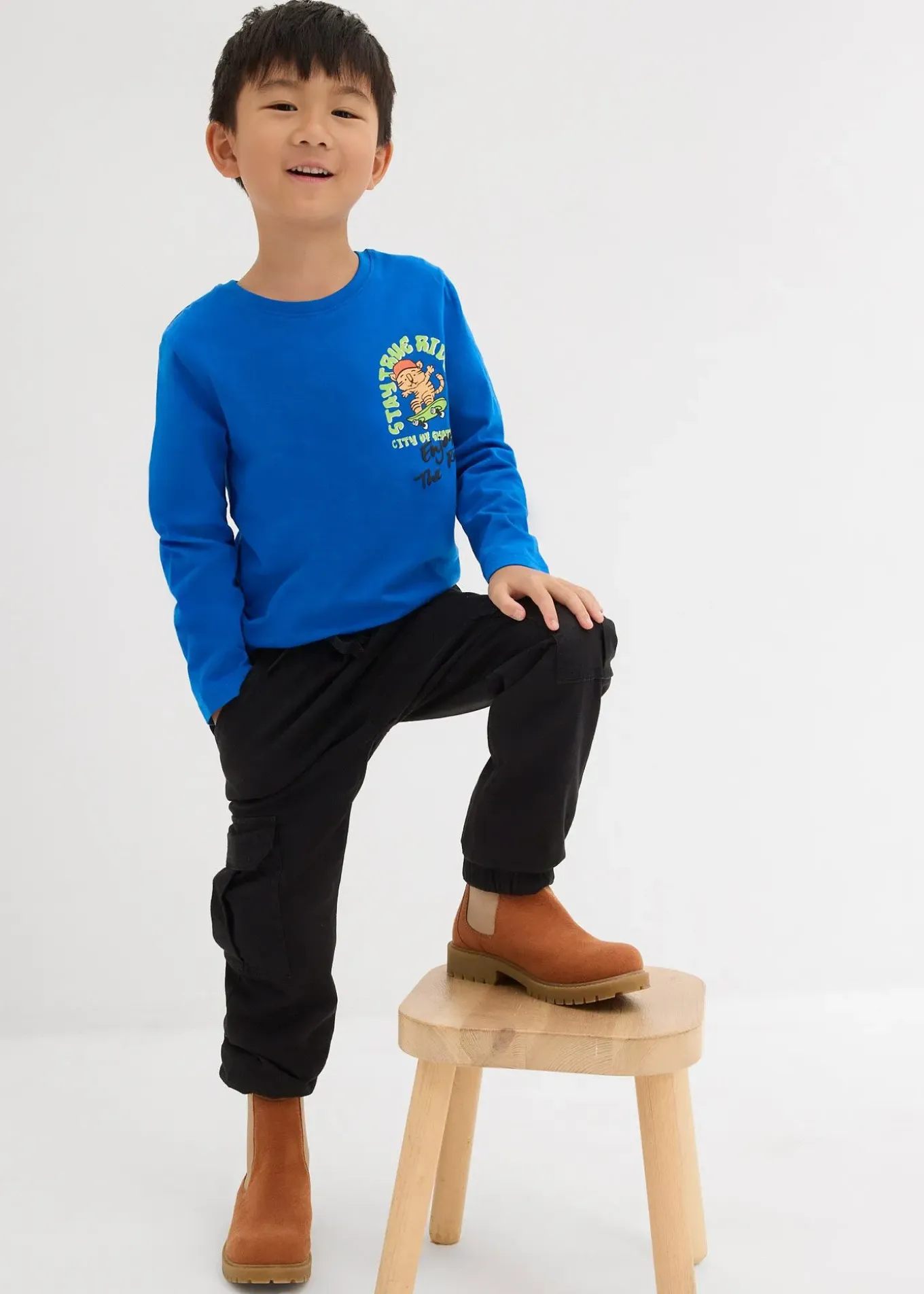 T-shirt manches longues 100% coton