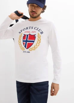 T-shirt manches longues 100% coton