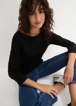 T-shirt manches longues 100% coton