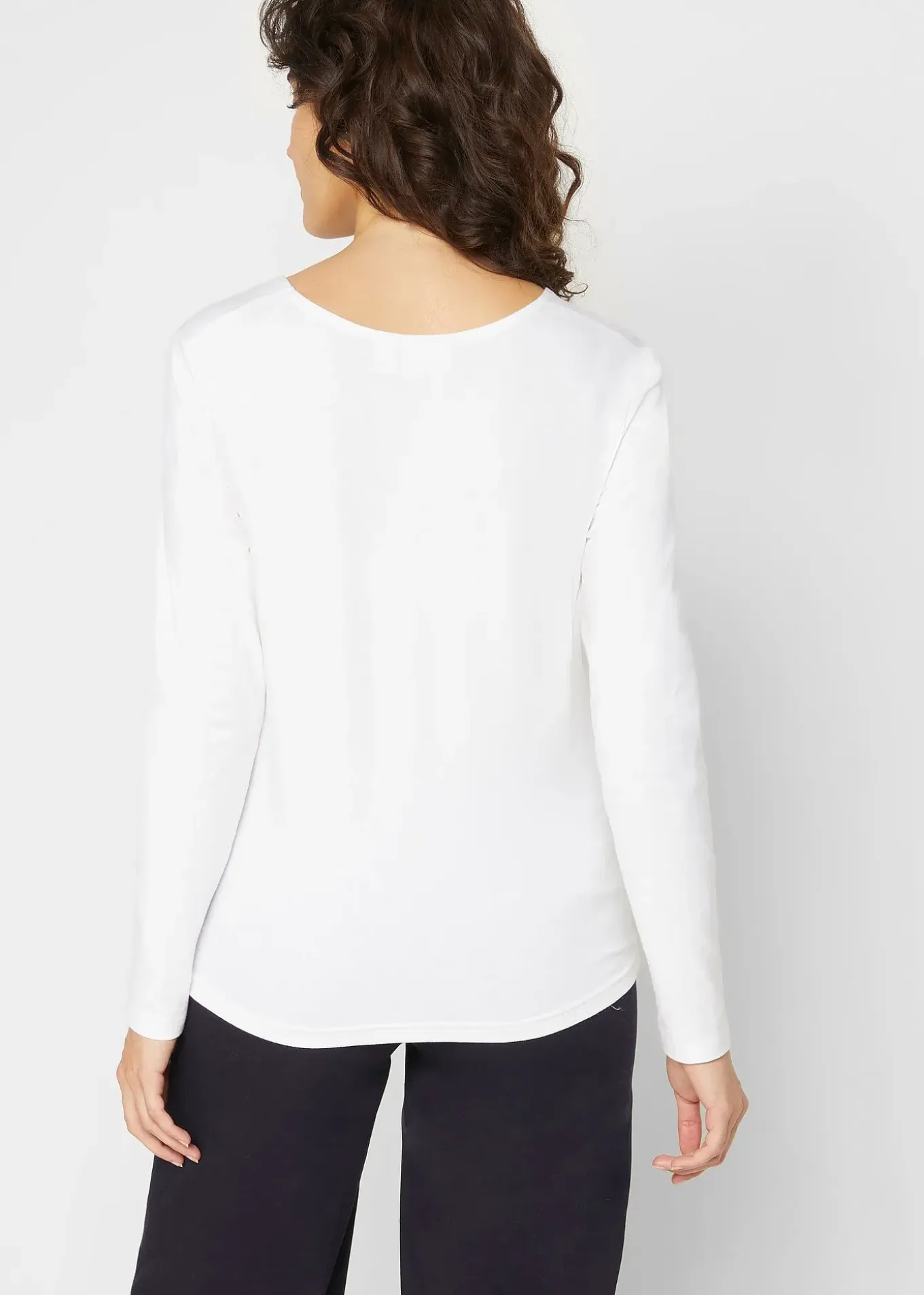 T-shirt manches longues 100% coton