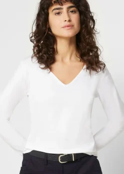 T-shirt manches longues 100% coton