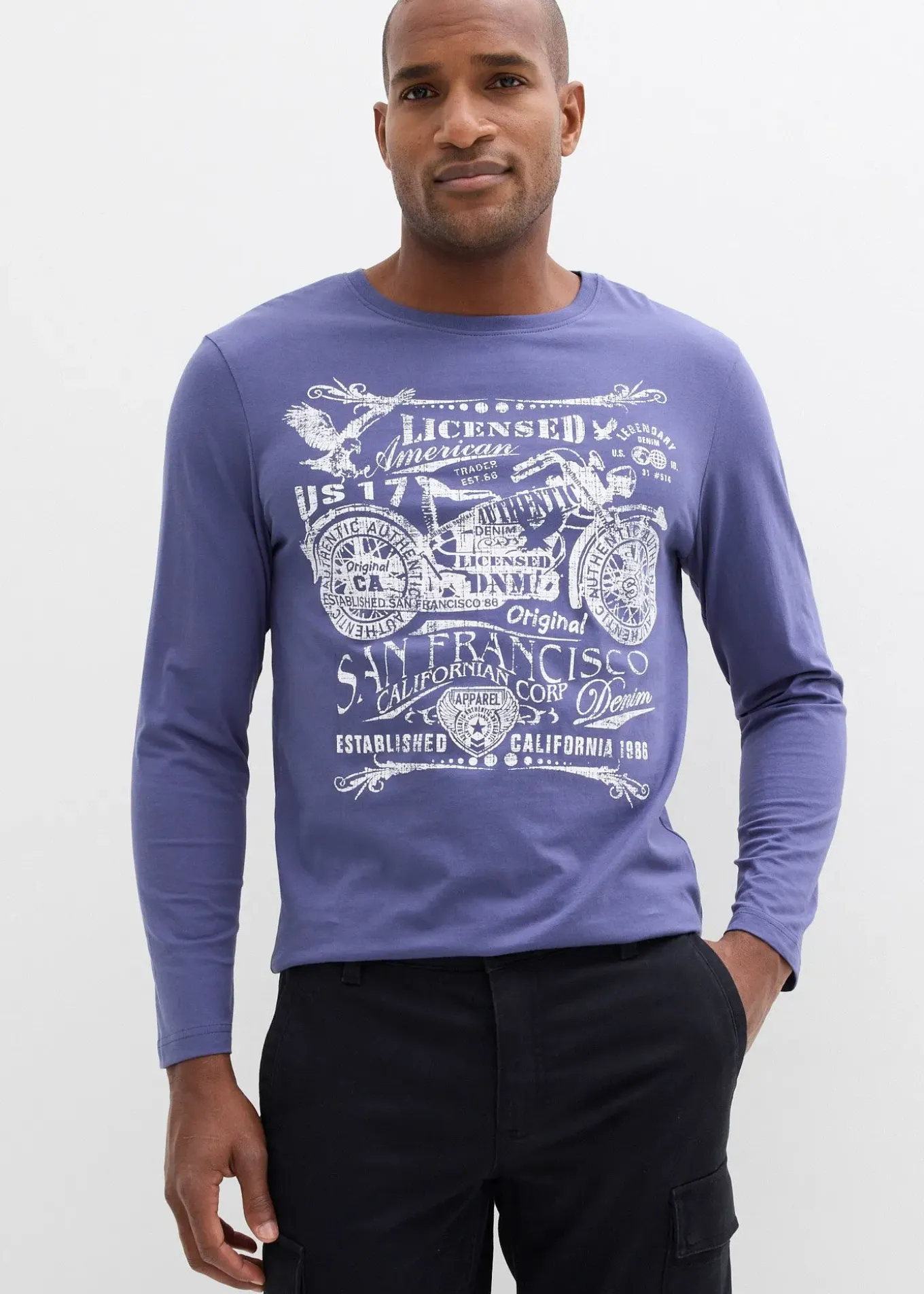 T-shirt manches longues 100% coton