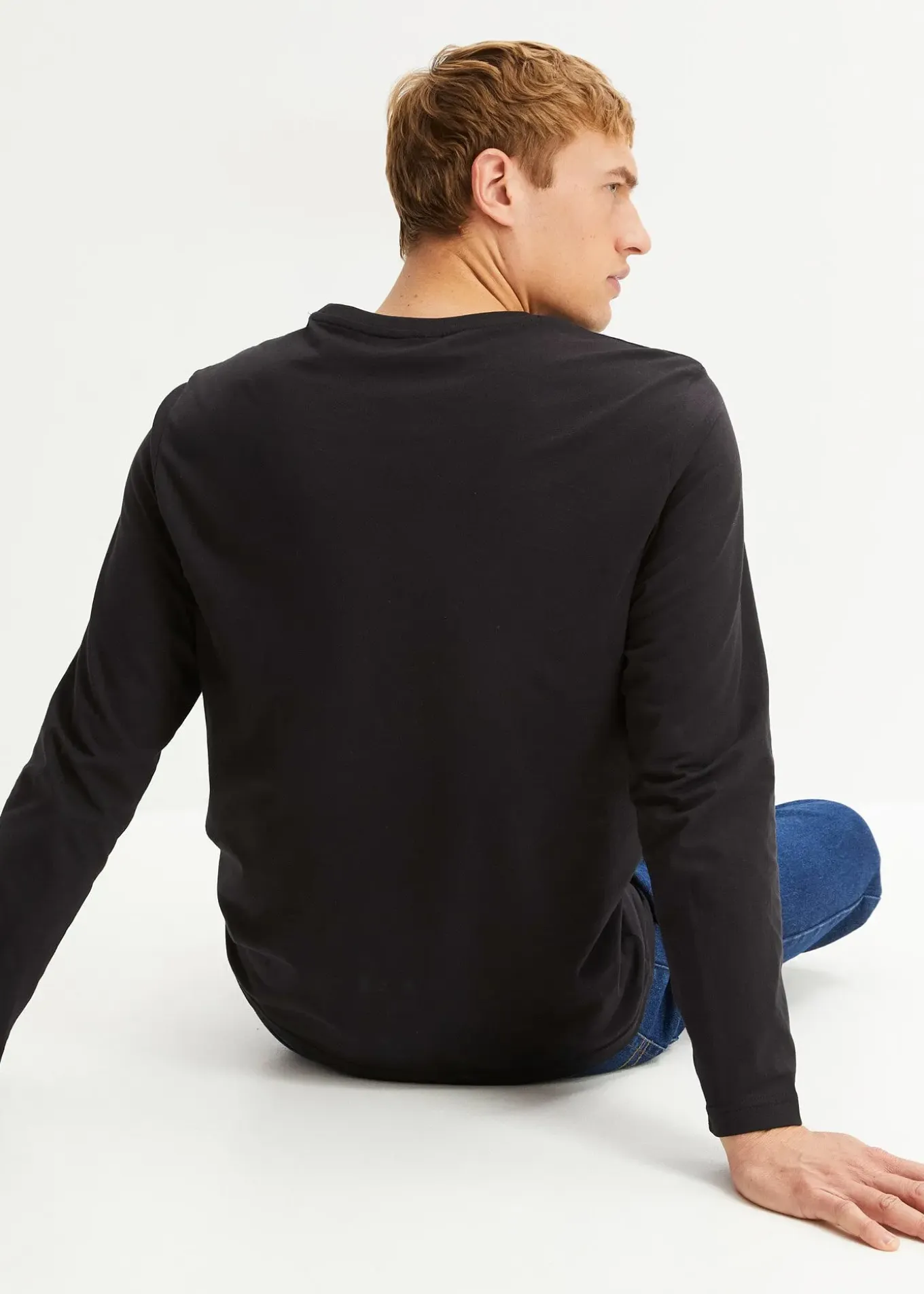 T-shirt manches longues 100% coton