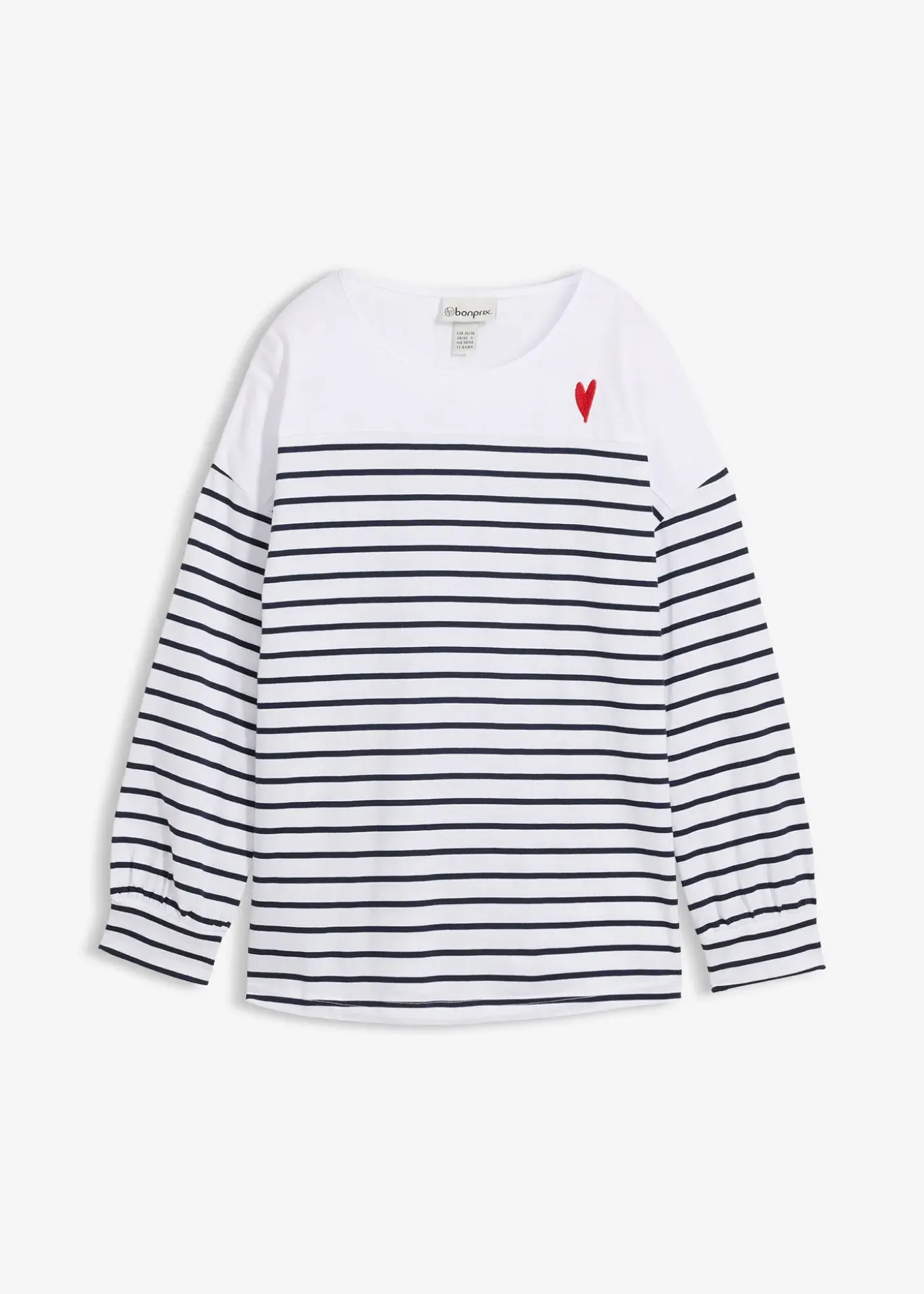 T-shirt manches longues 100% coton