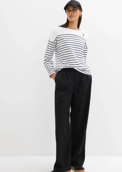 T-shirt manches longues 100% coton