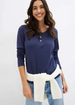 T-shirt manches longues à col rond