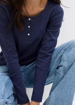 T-shirt manches longues à col rond