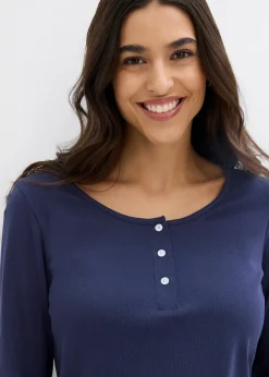 T-shirt manches longues à col rond