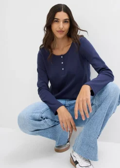 T-shirt manches longues à col rond