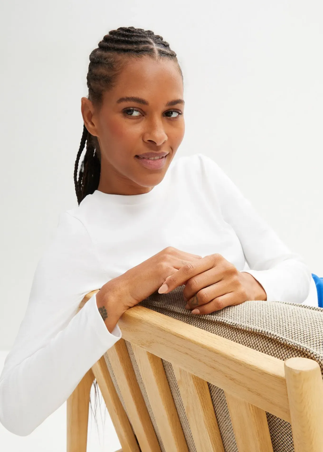 T-shirt manches longues 100% coton