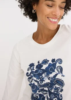 T-shirt manches longues à imprimé